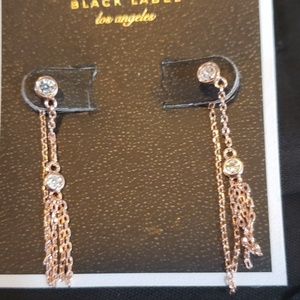 Juicy crystal tassel wishes earrings
